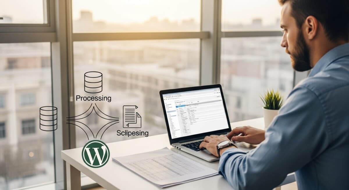 how does bulk content automation work on WordPress