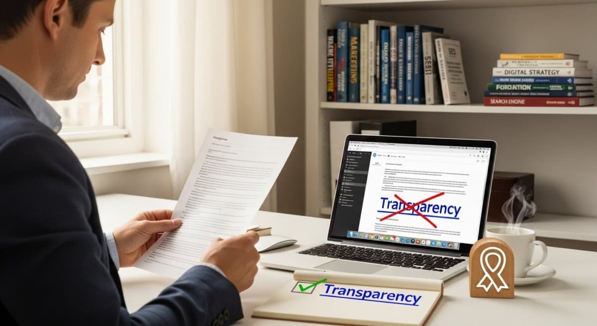 ethical AI affiliate content transparency trust